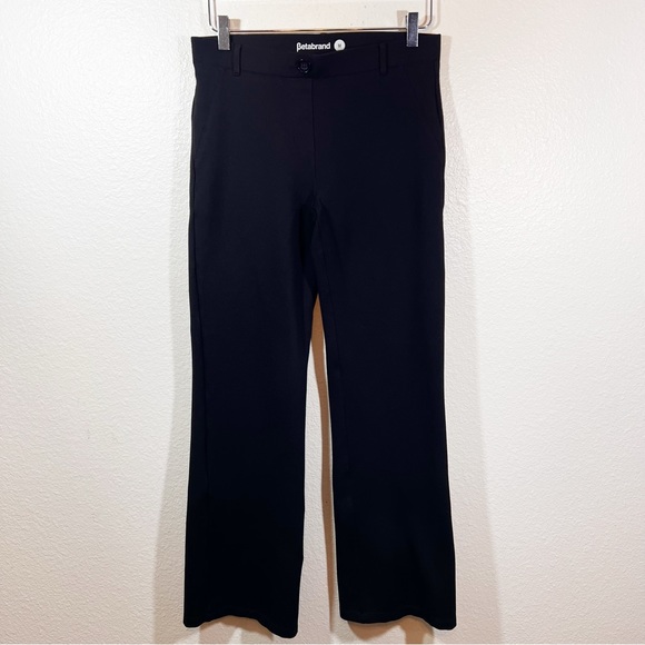 BETABRAND classic bootcut dress pant yoga pant black - Picture 2 of 9
